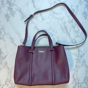 kate spade new york plum tote newbury lane loden